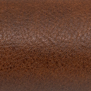 saddle brown leather swatch
