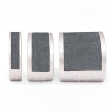 Load image into Gallery viewer, dapple gray leather on silver bracelets
