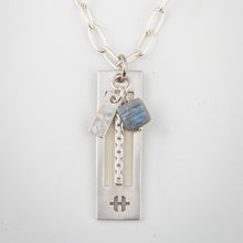 Load image into Gallery viewer, CLP Silver Necklace with Labradorite

