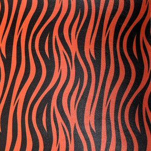 Orange Tiger Stripe Leather - Hyde Forty-Seven