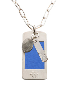 OGP Silver Necklace with Labradorite